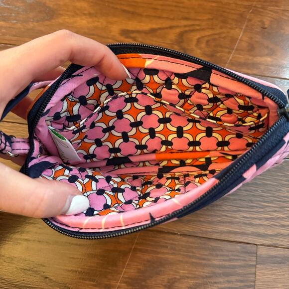 Vera Bradley Flora Mini Hand Bag Wallet - Picture 4 of 5